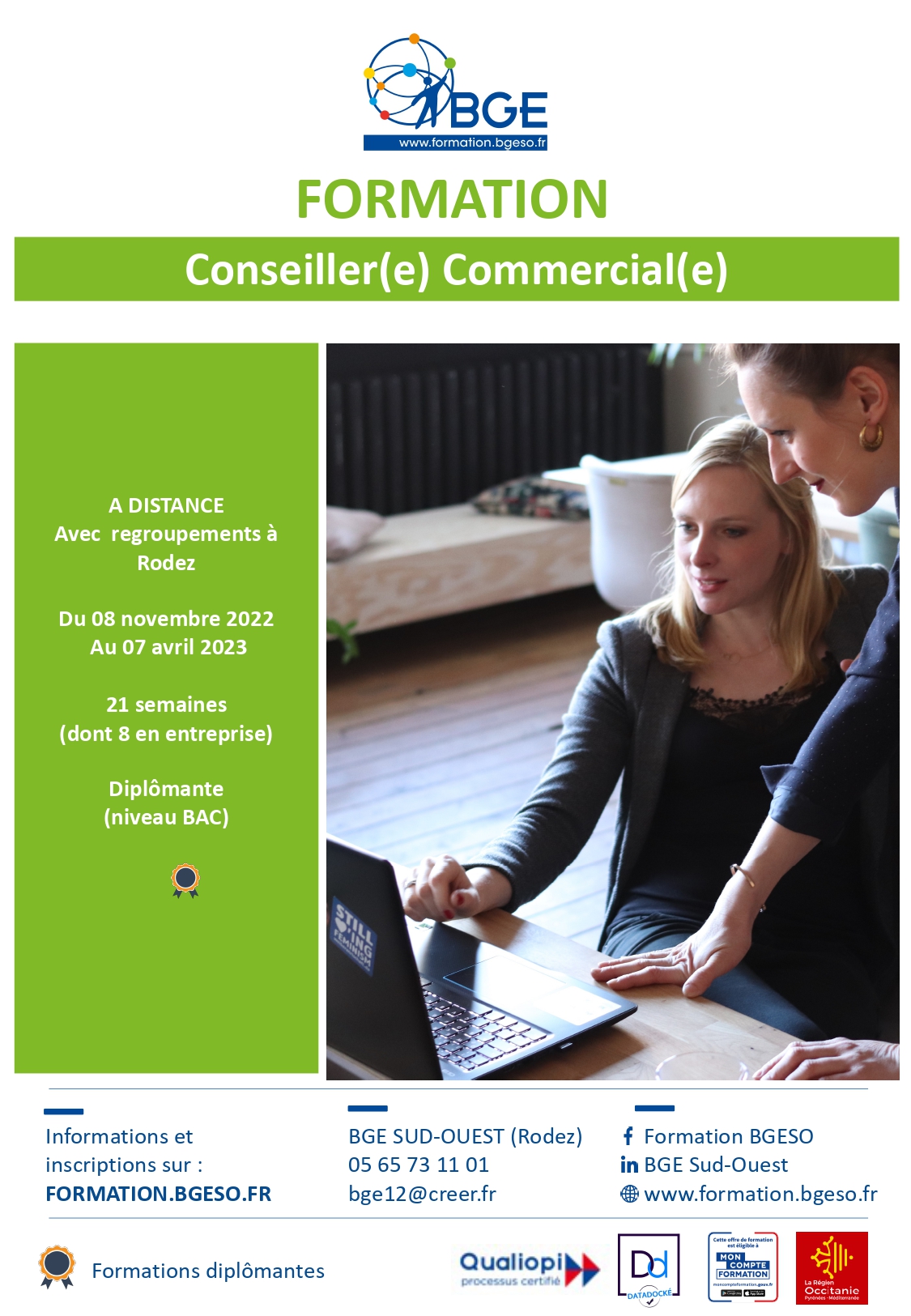formation conseiller commercial