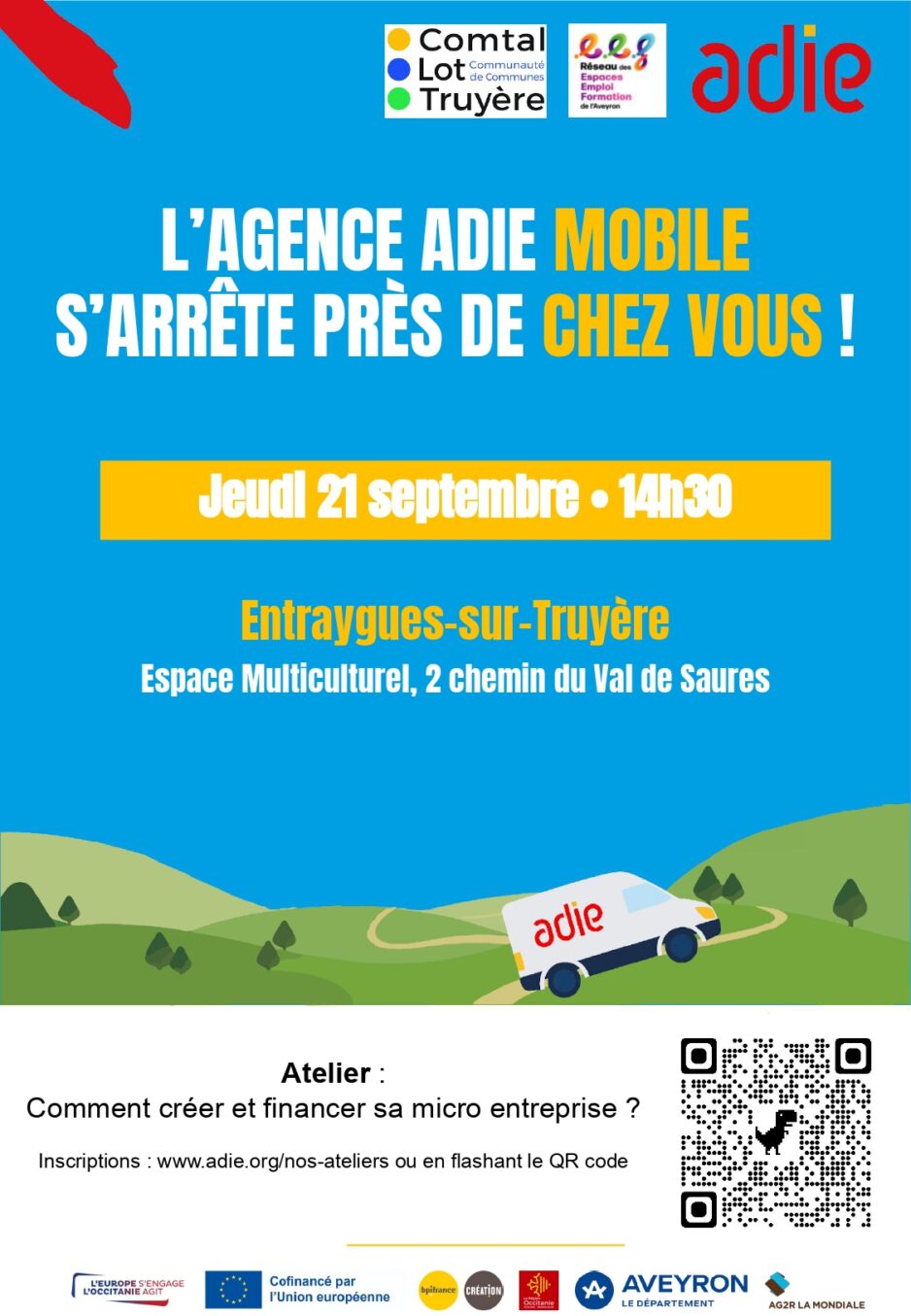 CRÉER SA MICRO-ENTREPRISE, L’ADIE VIENT à VOTRE RENCONTRE